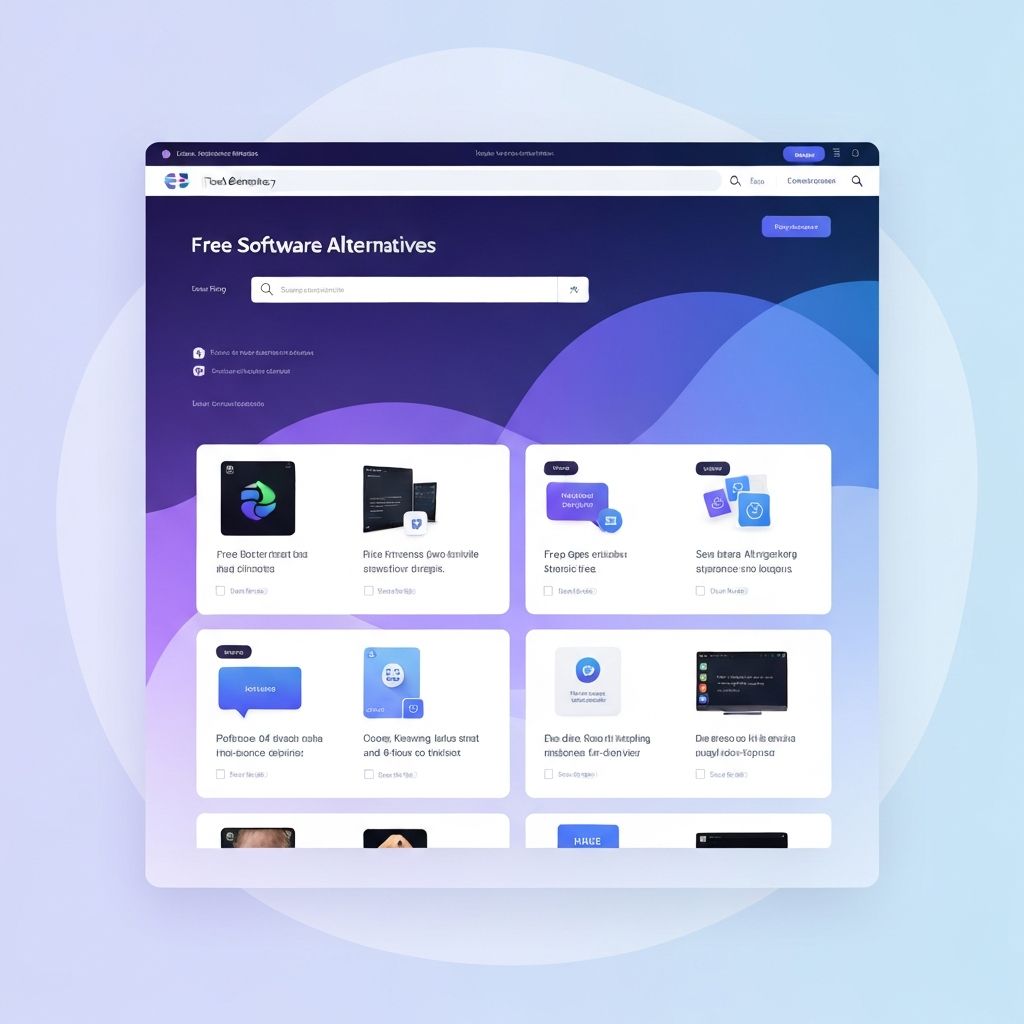 Free Software Alternatives Directory | TheFreeAlternative.com